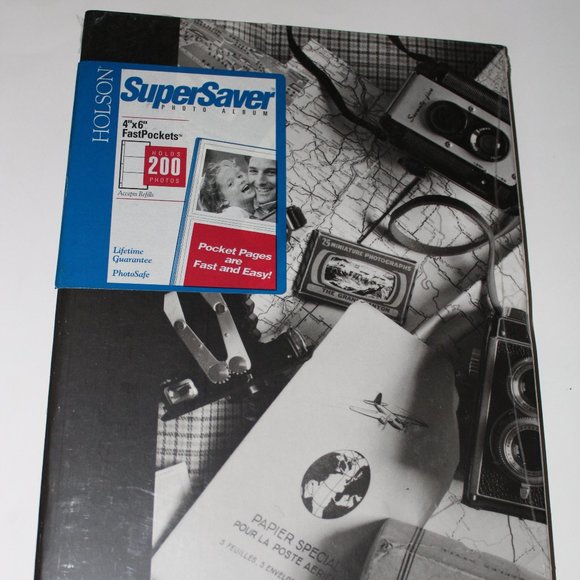Holson SuperSaver Photo Album 4"x6" FastPockets Holds 200 Photos - Picture 1 of 4